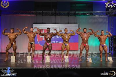 Junior Men's Bodybuilding 16 -23 yrs over 75 kg