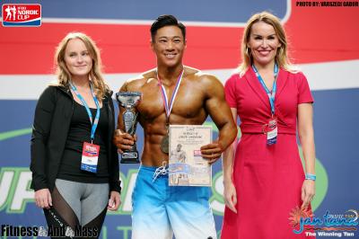 Muscular Men's physique over