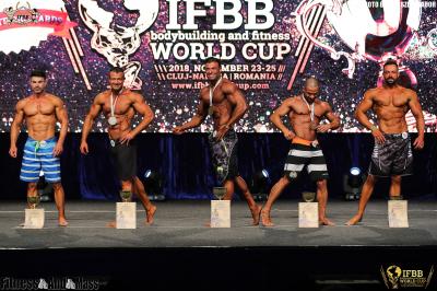 Muscular Men's physique open